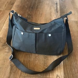 Baggalini silver crossbody bag